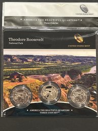 America The Beuatiful Quarters Three Coin Set