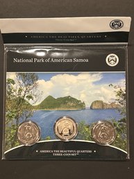 America The Beuatiful Quarters Three Coin Set