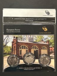 America The Beuatiful Quarters Three Coin Set