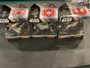 Hot Wheels- Star Wars - NIB Lot Of 3