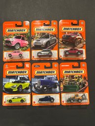 Matchbox Lot Of (6) Cars In Original Packaging