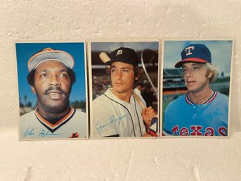 Topps Jumbo Cards - 1980 - Lot Of 3