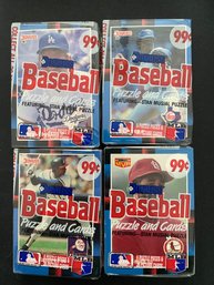 1988 Donruss Baseball Cello Packs Lot Of 4