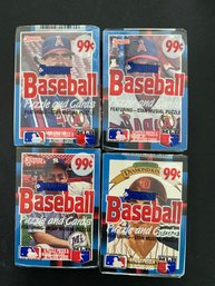 1988 Donruss Baseball Cello Packs Lot Of 4
