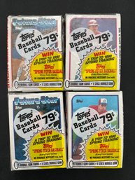 1989 Topps Baseball Cello Pack Lot Of 4