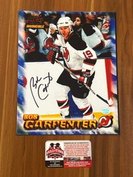 Bobby Carpenter Autographed 8x10 Photo With COA