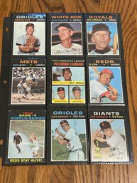 1971 Topps Lot Of (18) Assorted Baseball Cards