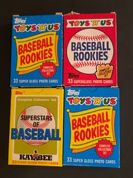 Various Baseball Card Boxes