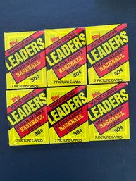 1987 Topps Mini Leaders Baseball Wax Pack Lot Of 6