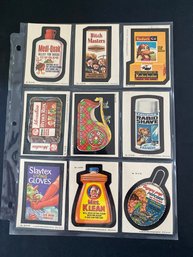 Wacky Packages Card Lot Of 9