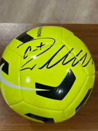 Ronaldo Autographed Ball  With COA!