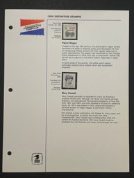 1988 Definitive Stamps Page