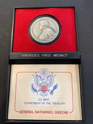 General Nathaniel Greene U.S. Mint 'America's First Medals' Pewter Collection