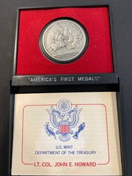 AMERICA'S FIRST MEDAL - GENERAL DANIEL MORGAN - PEWTER COIN