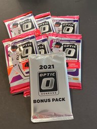 2021 Panini Donruss Optic Baseball  Pack Lot Of 7