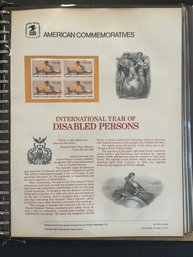 American Commemorative Stamps Page