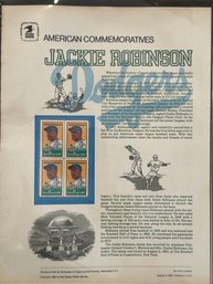 American Commemorative Stamps Page Jackie Robinson!