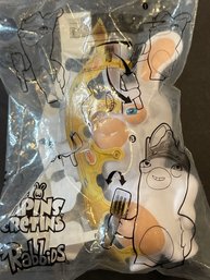 Burger King Kids Meal Toy Lapins Cretins Rabbins 2018 Figure Crown Stickers NEW