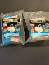 Peanuts 50th Anniversary Collector Series Wendy's Kid Meal Toys Snoopy Sealed
