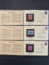 Historic Stamps Of America Lot Of (3)