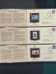 Historic Stamps Of America Lot Of (3)