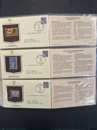Historic Stamps Of America Lot Of (3)