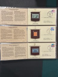 Historic Stamps Of America Lot Of (3)