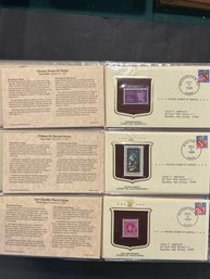 Historic Stamps Of America Lot Of (3)
