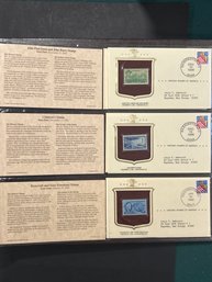Historic Stamps Of America Lot Of (3)