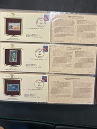 Historic Stamps Of America Lot Of (3)