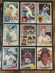 Lot Of (18) 1980s Hall Of Famers!