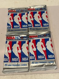 1990/1991 Hoops Unopened  Packs Lot Of 4. Jordan!!