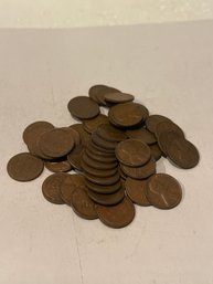 1955 Lincoln Wheat Pennies - Lot Of 50