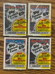 1988 Topps Cello Pack Lot Of 4