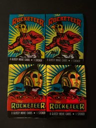 DISNEY THE ROCKETEER VINTAGE 1991 TOPPS TRADING CARDS SEALED WAX PACKS  Lot Of 4