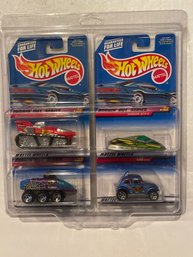 Hot Wheels-4 Pack Buggin Out  Set. W Protectors!