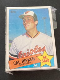 1985 Topps Cal Ripken Baseball Card Dealer Lot Of 50