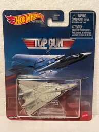 Hot Wheels 2022 Premium Top Gun Grumman F-14 Tomcat Jet Airplane Movie Metal HTF