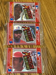 1983 Donruss Action All Stars Lot Of (3) Unopened Packs.