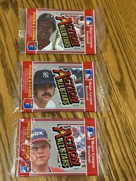 1983 Donruss Action All Stars Lot Of (3) Unopened Packs.