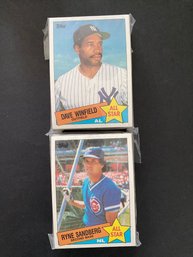 Dave Winfield And Ryne Sandberg Bulk Dealer Lot Of 100