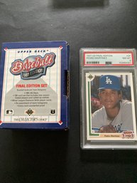 1991 Upper Deck Baseball Box Final Edition Set With Pedro Martinez PSA 8!!