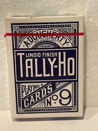 Blue Tally-Ho Circle Back Playing Cards Deck By Bicycle - New And Sealed