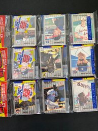 1989 Fleer Rack Pack Lot Of 3. Griffey JR Rookie?