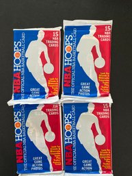 1989 Hoops Basketball Packs Lot Of 4