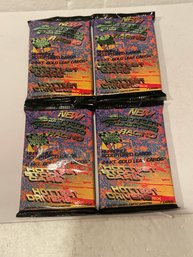 1993 Action Packed NASCAR Racing Premier Edition Series 1 Sealed Lot Of - 4