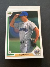 1991 Upper Deck Baseball Tino Martinez Bulk Dealer Lot Of 50
