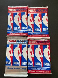 1990/1991 Hoops Unopened  Packs Lot Of 4. Jordan!!