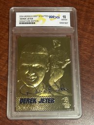2004 Merrick Mint Sculpted Derek JeterGold WCG 10 Gem Mint