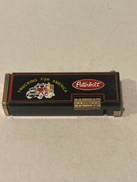 Vintage Peterbilt TRUCKS Advertising Lighter Black And White
